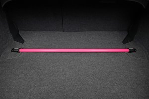 Subaru WRX Strut Brace - Rear - Perrin Performance - Hyper Pink - `22-`25 Subaru WRX Strut Brace - Rear - Perrin Performance - Hyper Pink - `22-`25